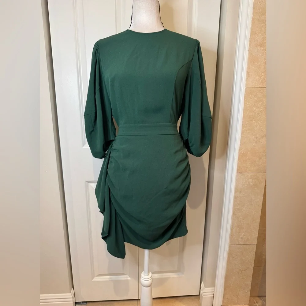 RHODE Emerald Green Mini Dress - Picture 3 of 9